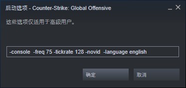 CS:GO 启动选项